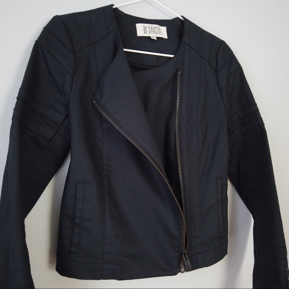 BB Dakota Moto Canvas Twill Jacket Size Small - Picture 6 of 8